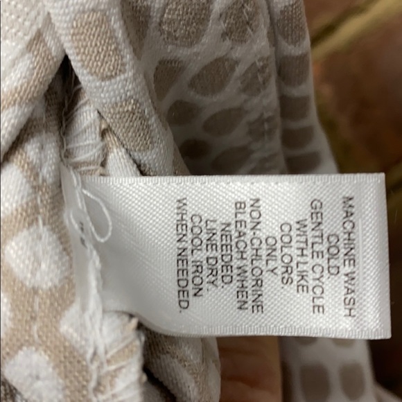 Cato Cream/Tan Polka dots Mid-Rise Ankle Pant Size 12 - Picture 4 of 8